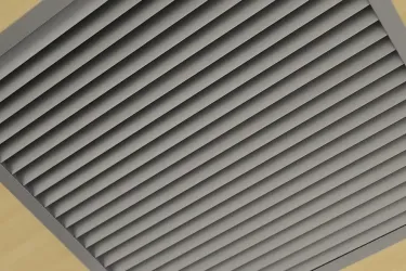 Close up of a clean hvac air return