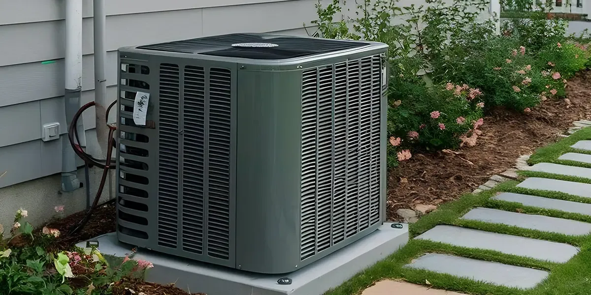 HVAC Unit on the outside of a home